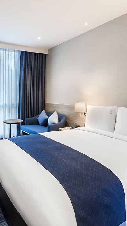ห้องพัก | โรงแรมฮอลิเดย์ อินน์ เอ็กซ์เพรส กรุงเทพฯ ซอยศูนย์วิจัย