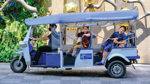 Free Tuk Tuk Service Available